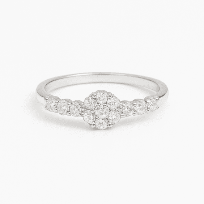 Diamod Twins Ring code NLTR049
