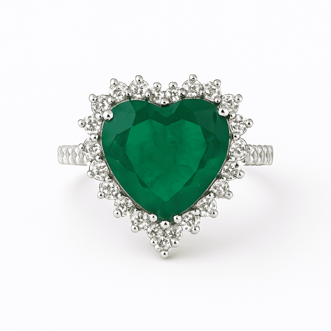 emerald diamond ring code NLR018