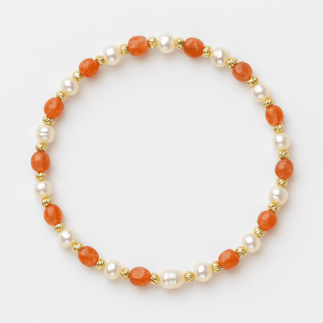 Carnelian Baby bracelet code NLB058