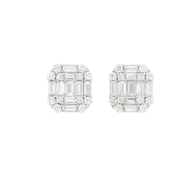 Baget diamond earring Code NLE040