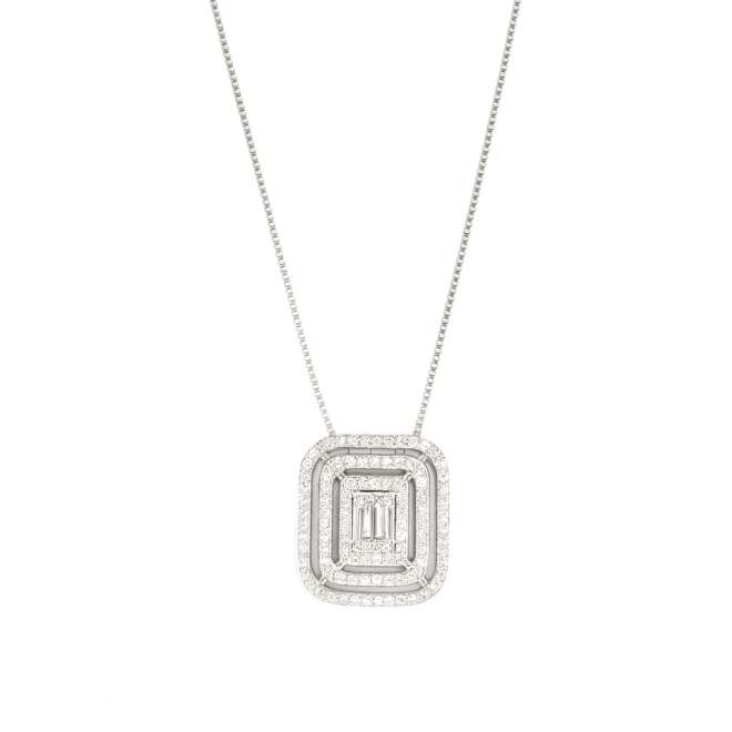 Emerald diamond pendant code NLP039