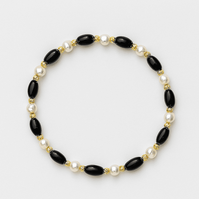 onyx pearl Baby bracelet code NLB059