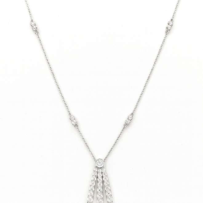 Diamond Long Chain Pendant Code NLP195