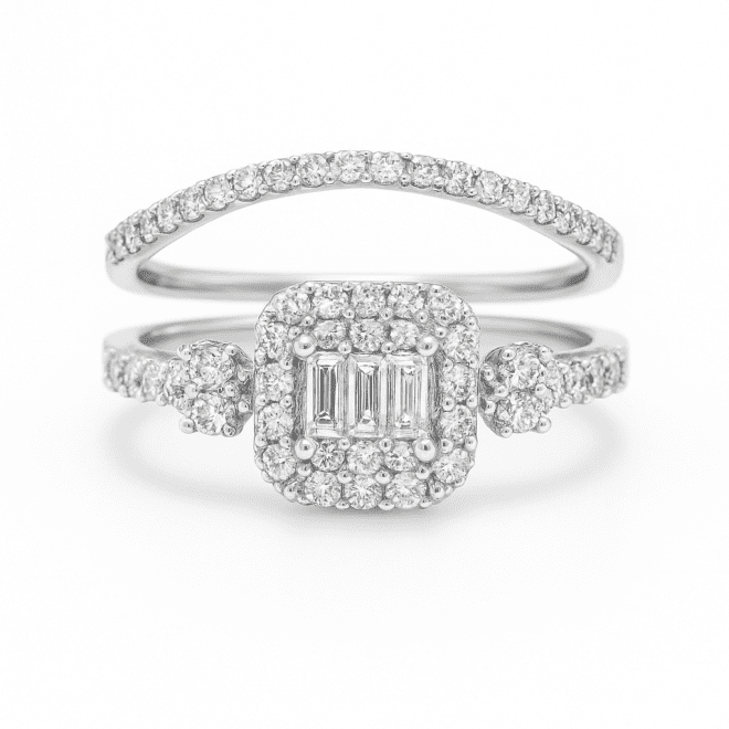 Twins Diamond Ring Code NLTR007