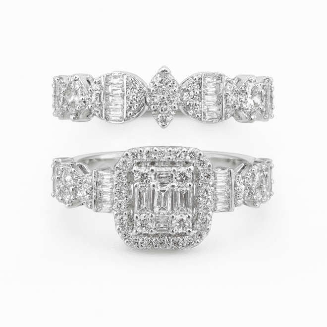 Twins Diamond Ring Code NLTR911