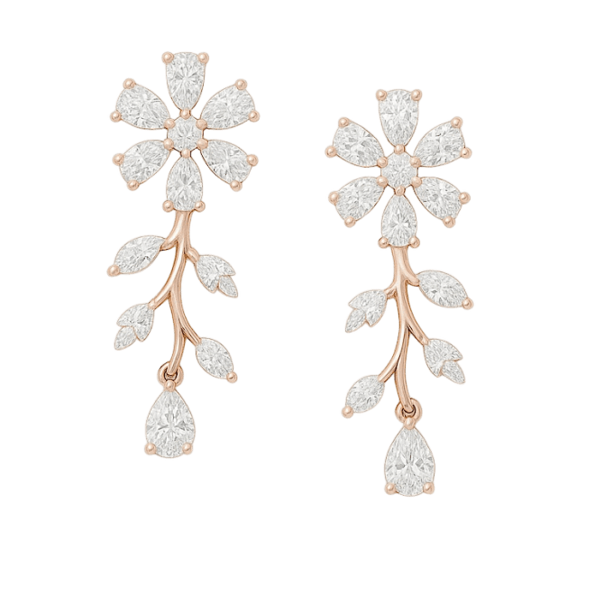 NiloofarJewellery – Golden Bloom Earrings code NLE030
