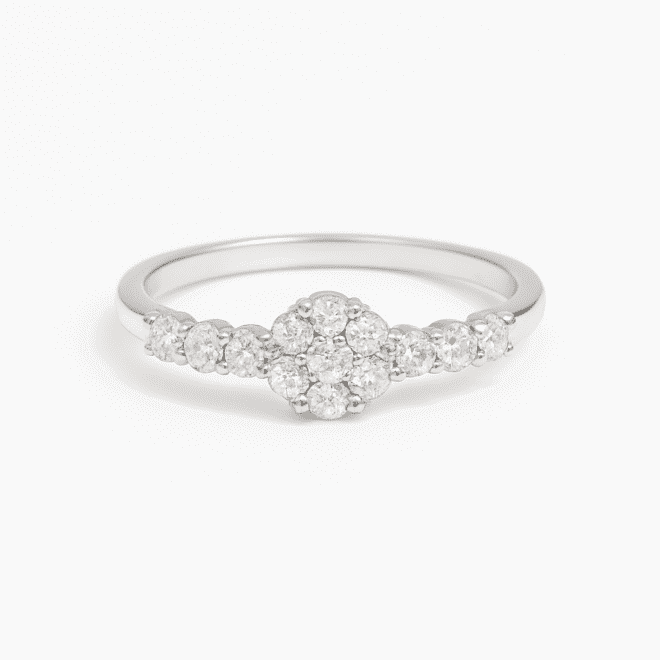 Diamod Twins Ring code NLTR049