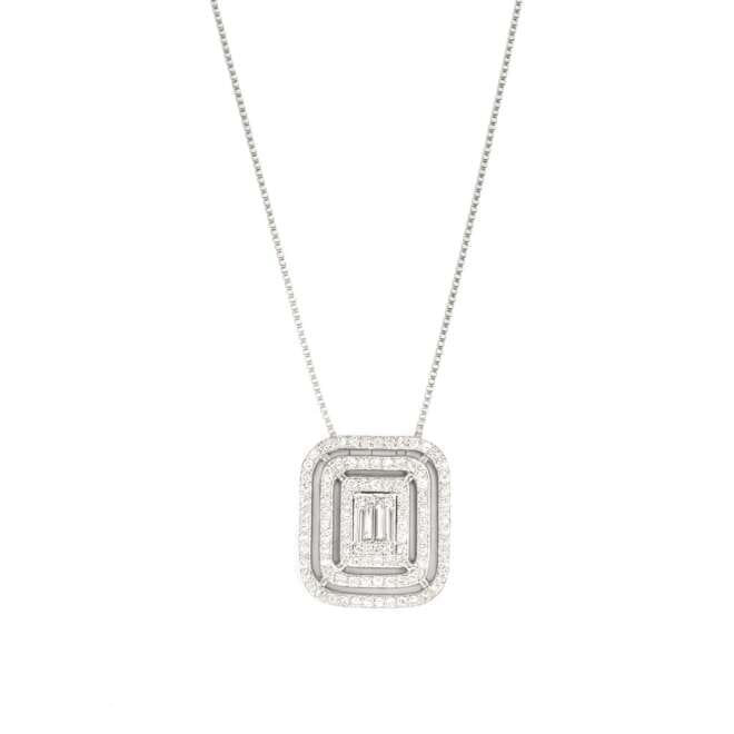 Emerald diamond pendant code NLP039