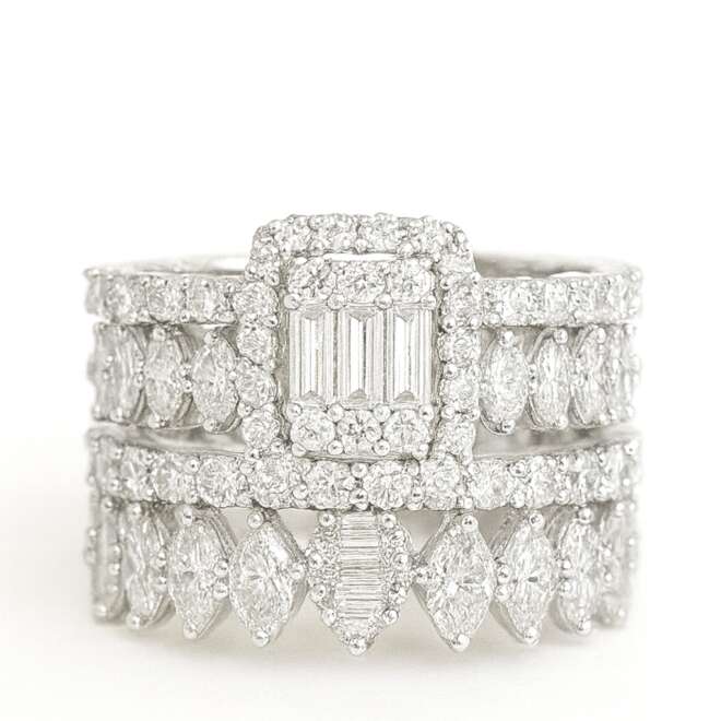 Twins Engagement Diamond code329