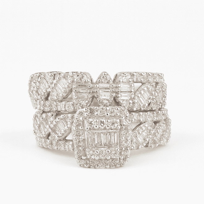 Diamond Twins Engagement Ring Code NLTR337