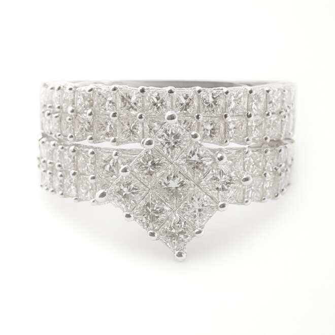 Engagement Diamond Twins Ring Code NLTR681