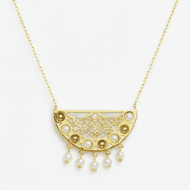 moon pearl pendant code NLP051